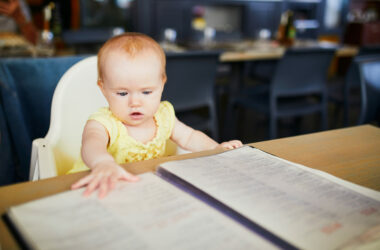 eating out with your child